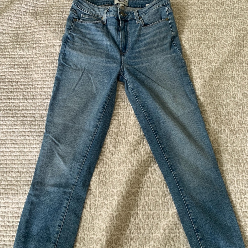 PAIGE Light Blue Skinny Leg Jeans